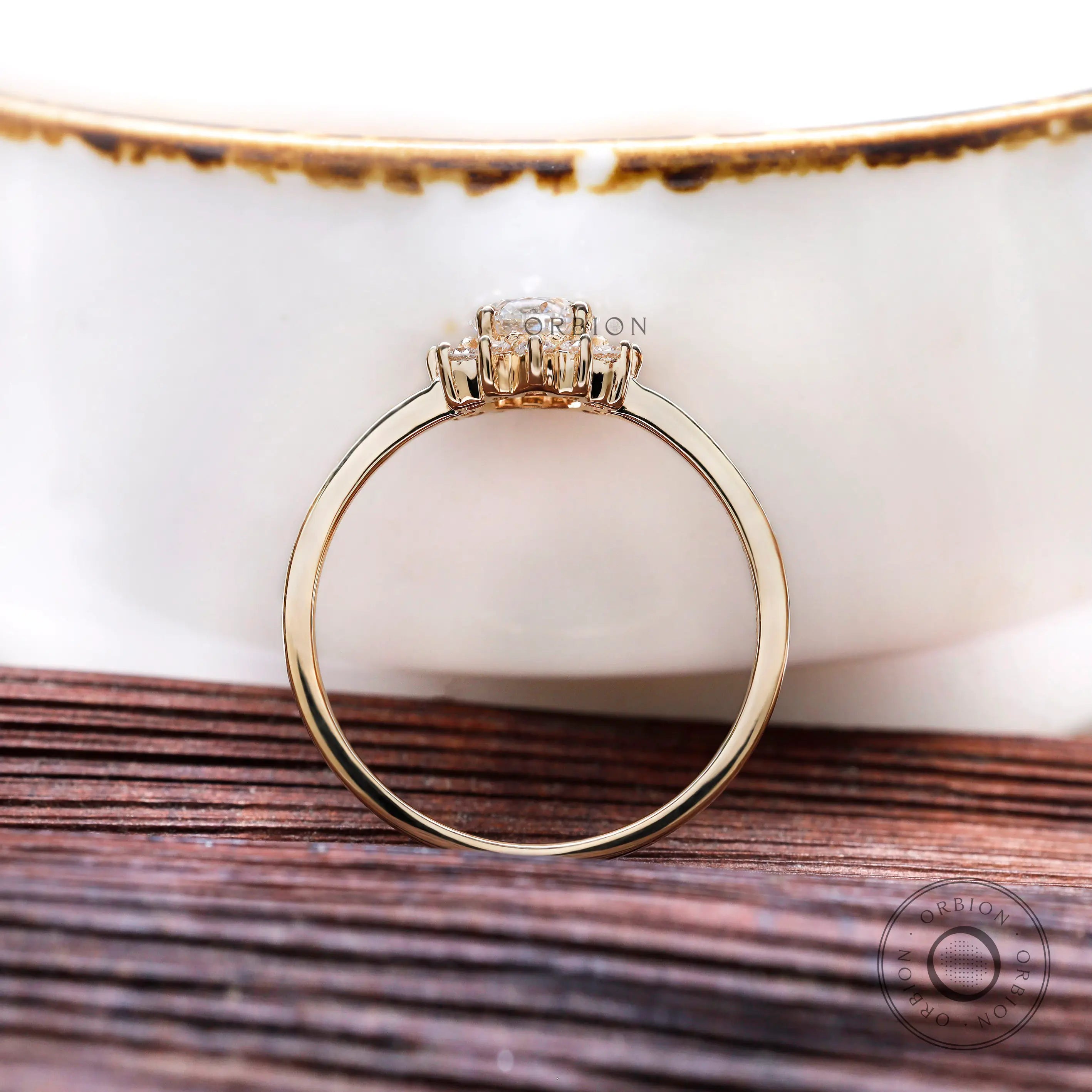 Ring gallery view showing halo depth and craftsmanship