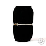 Dainty diamond hinged bangle bracelet in yellow gold