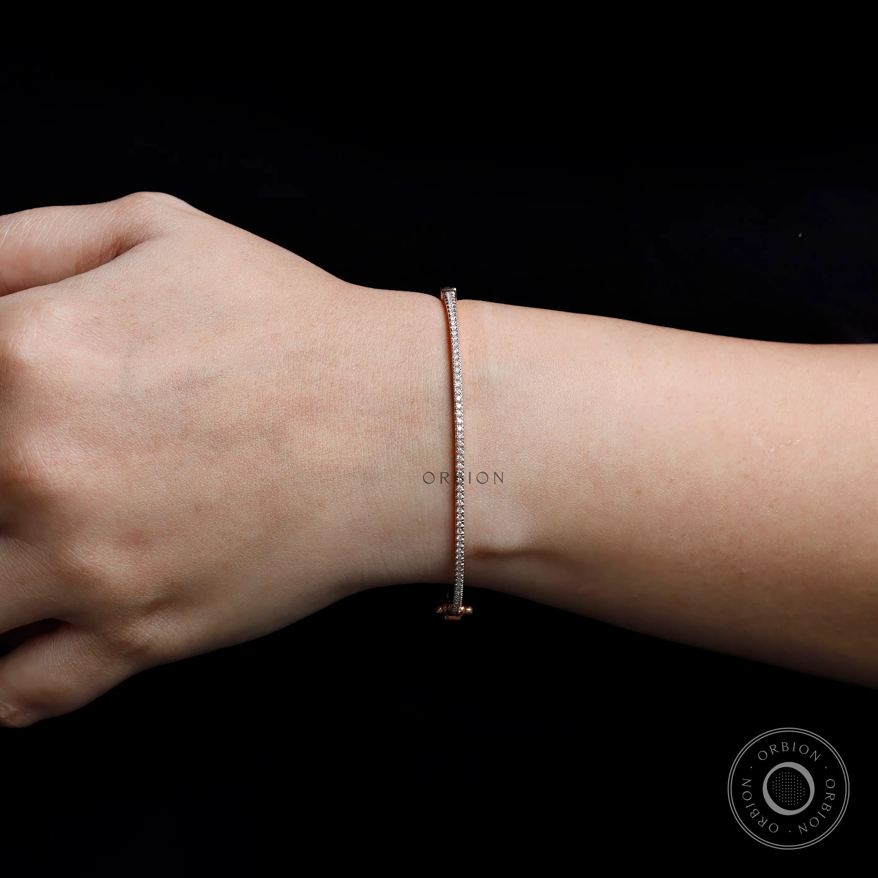 Bracelet worn on wrist for real life styling reference