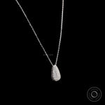 Everyday diamond pendant necklace layering style