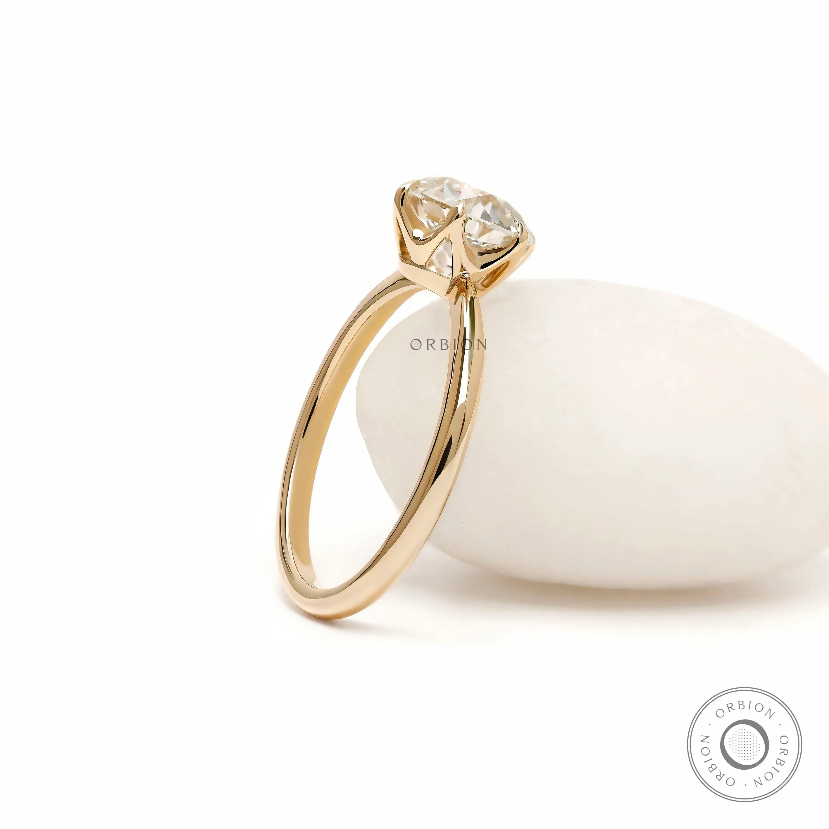 Open gallery Georgian style engagement ring detail view