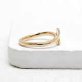 Flush set marquise lab diamond snake ring for everyday wear