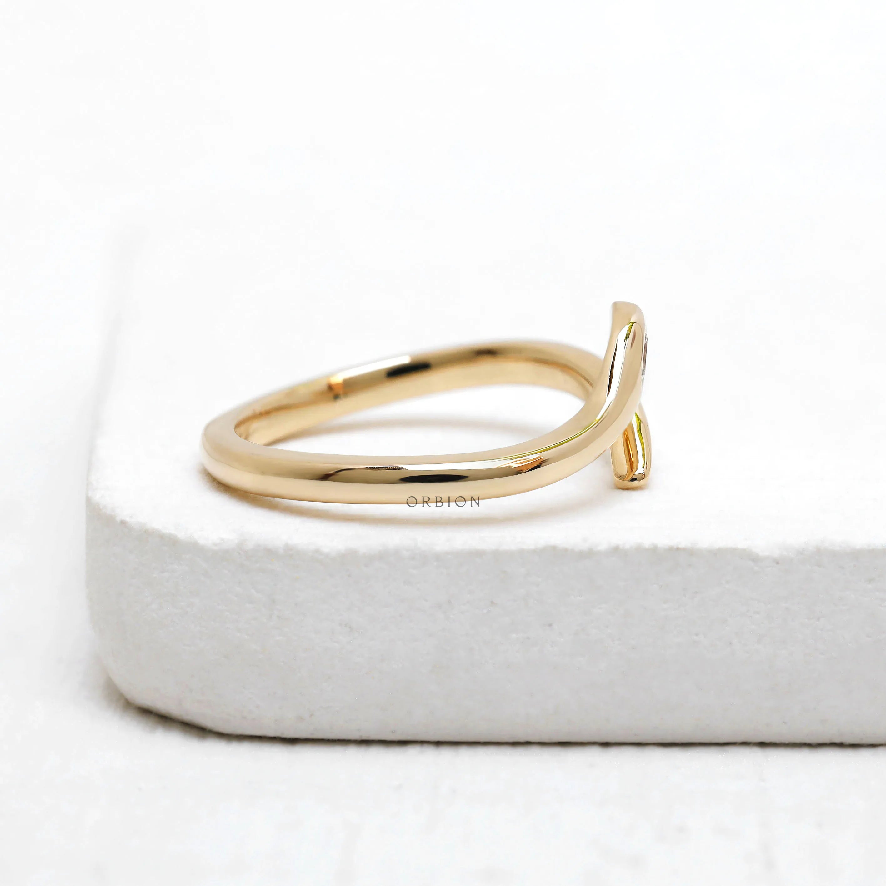 Flush set marquise lab diamond snake ring for everyday wear