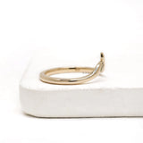 Minimalist snake wrap ring with marquise yellow lab diamond