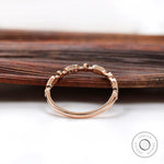 Under-gallery view of smooth inner band finish