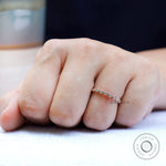 Low Profile View of Floating Eternity Bubble Band