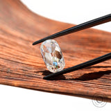 3.79 CT Antique Elongated OMC White Loose Moissanite, Old Mine Cut Loose Moissanite Stone for Solitaire Ring, Anniversary Gift For Her