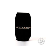 Lab Grown Diamond Link Bracelet For Women, Heart Charm Bolo Bracelet, 10k/14k/18k Solid Gold Diamond Bracelet, Valentine Day Gift for Her