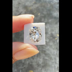 Antique cut lab grown diamond for custom engagement ring
