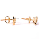 Estate-inspired Diamond Earring, X Shaped Gold Earrings With Diamonds / Cross Earring / Diamond Stud Earrings for Women