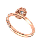 Custom Order for Megean | 13.5 X 10 MM Emerald Cut Moissanite, 10K Yellow Gold Twin Shank E Ring