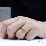 Golden Beauty: Textured Half Eternity Band, Perfect for Stacking or Solo Wear, Handcrafted Elegance for Every Occasion, Gift For Her