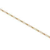 Brilliant Cut Round Lab Diamond Bracelet, Unique 14k Solid Yellow Gold Delicate Bracelet, Minimalist Style Women Bracelet