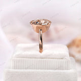 Exquisite 4.3 CT Moissanite Vintage Ring - Perfect for Your Special Occasion, Old European Cut Georgian Ring - Anniversary Ring For Her