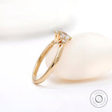 1Ct Oval Cut Lab Diamond Ring, Oval Cluster Engagement Ring, Trellis Ring, 14k Gold Anniversary Ring, Multi Stone Ring, Cluster Diamond Ring