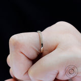 Golden Beauty: Textured Half Eternity Band, Perfect for Stacking or Solo Wear, Handcrafted Elegance for Every Occasion, Gift For Her