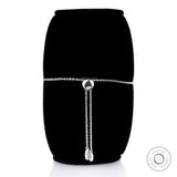 Marquise Shaped Round Lab Grown Diamond Bolo Bracelet For Women, Solid Gold Chain Bracelet, Adjustable Graduating Diamond Slider Bracelet