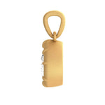 Women’s vintage inspired pear pendant in 14K yellow gold