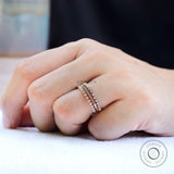 Floating Bubble Diamond Wedding Band, 1.3 MM Round Lab Grown Diamond Band, Half Eternity Band, Stackable/Matching Band, Minimalist Band