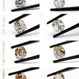 Elegant Champagne Moissanite Earrings in Emerald Cut - Sparkle in Style, Chic Champagne Gold Dangle Earrings with Luxe Moissanite Gems