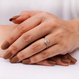 Marquise Diamond Engagement Ring, Marquise Lab Diamond Ring, Marquise Cluster Ring, Multi Stone Ring, Cluster Diamond Ring, 14k Gold Ring