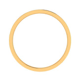 5 MM Wide Comfort Fit Men's Wedding Band in 18k Solid Yellow Gold, Unisex Plain Gold Band, Flat Gold Band, Thick Gold Band, Mens Thumb Ring