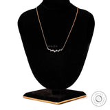 Bezel Circular Lab Diamond Necklace, Cluster Diamond Necklace, Floating Diamond Necklace, Bubble Diamond Necklace, Curved Diamond Pendant