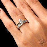 Channel Set Baguette Ring, Vertical Baguette Eternity Ring, Baguette Stacking Band, 3/4 Eternity Ring, 14k Yellow Gold Moissanite Band