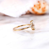 Marquise Diamond Engagement Ring, Marquise Lab Diamond Ring, Marquise Cluster Ring, Multi Stone Ring, Cluster Diamond Ring, 14k Gold Ring