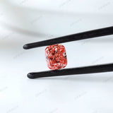 0.70 CT Cushion Cut Fancy Vivid Pink Loose CVD Diamond For Ring/Pendant, Lab Created Diamond, IGI Certified Loose Diamond, Gift For Women