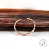 Open Pave Wedding Band, Moissanite Open Spacer Ring, Delicate Open Cuff Ring, Open Claw Ring, Gap Rings, Half Eternity Band, 14k Gold Band