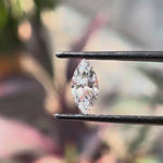 Marquise cut warm color lab grown diamond video