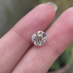 Old mine cut elongated cushion moissanite stone video