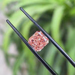 Rotating view of 4.3 CT vivid pink radiant lab diamond