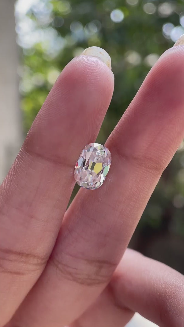 OMC cushion moissanite video