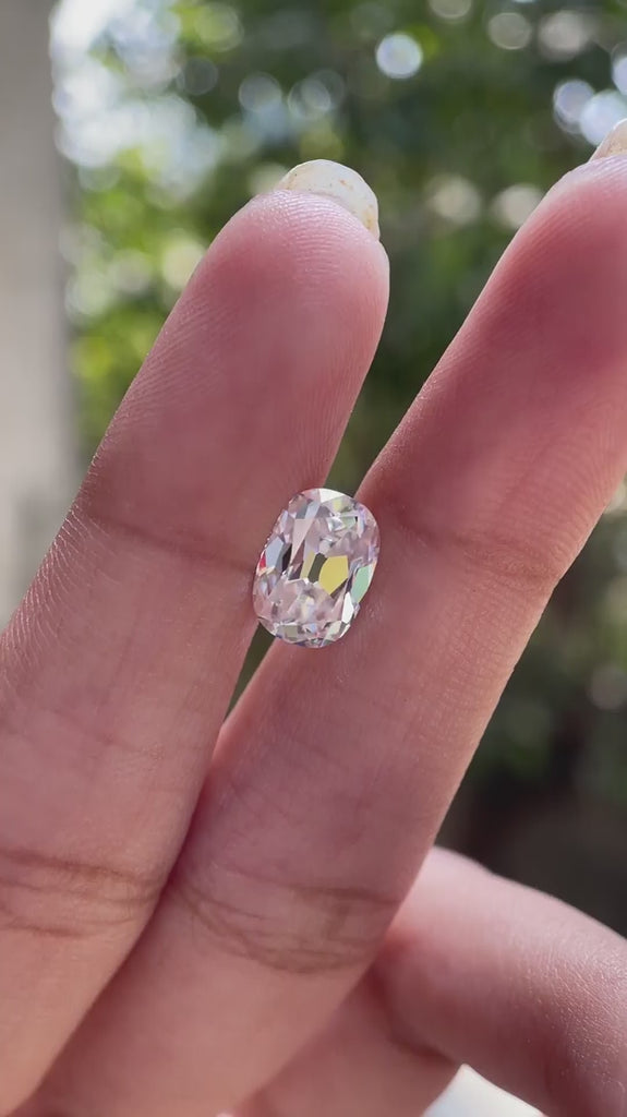 OMC cushion moissanite video