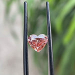 Heart shaped pink lab grown diamond video